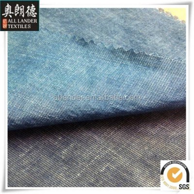 55% Linen 45% Cotton Denim Fabric